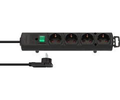 Brennenstuhl Comfort-Line Plus Stekkerdoos, 4-voudig met platte stekker
