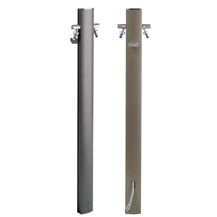 AquaPoint TOTEM Oval Dove Grey 120CM - L 9CM