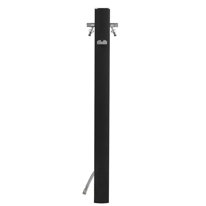 AquaPoint Aquapoint TOTEM Oval Metal Black 120CM - L 9CM