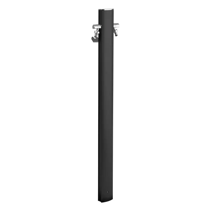 AquaPoint Aquapoint TOTEM Oval Metal Black 120CM - L 9CM
