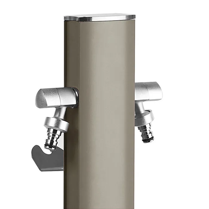 AquaPoint TOTEM Oval Dove Grey 120CM - L 9CM