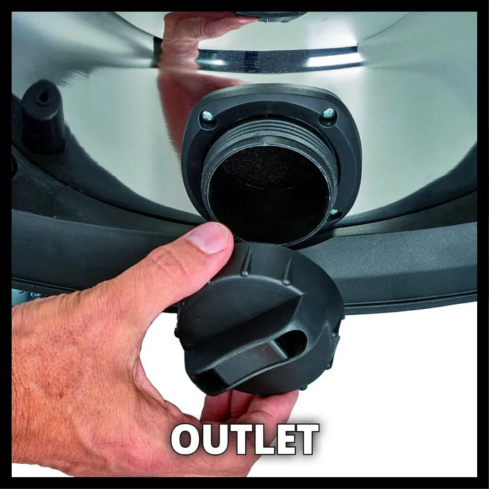 Einhell Gereedschap Einhell TE-VC 36/25 Li S Solo - Accu Nat-/Droogzuiger - Power X-Change - Excl. accu & lader