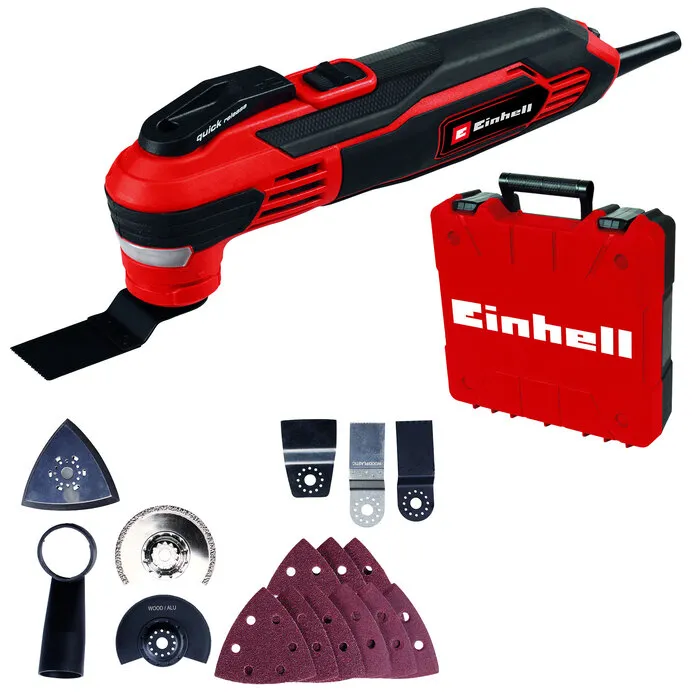 Einhell Gereedschap Einhell TE-MG 350 EQ Multitool - incl. Koffer en accessoires