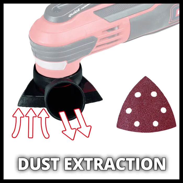 Einhell Gereedschap Einhell TE-MG 350 EQ Multitool - incl. Koffer en accessoires