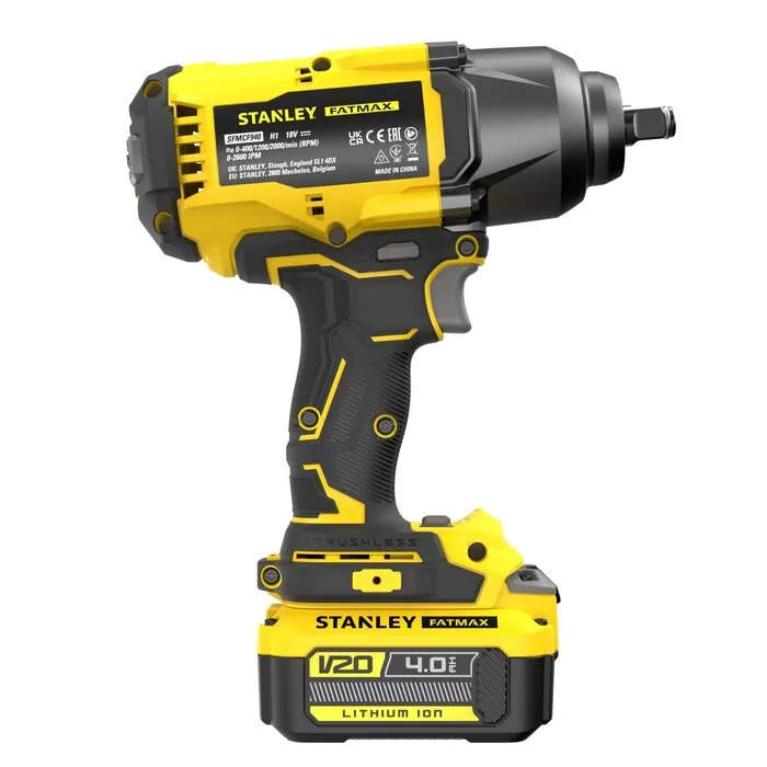 Stanley Stanley Fatmax Slagmoersleutel - KIT - SFMCF940M1 - V20 Brushless  - Inclusief Accu & lader