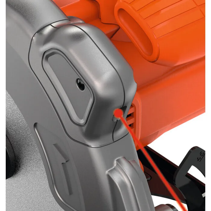 Black & Decker Black & Decker CS1250LKA Elektrisch Handcirkelzaag in koffer met 2 zaagbladen
