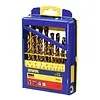 Irwin HSS Metaalboren 135° Titanium, 19PCS Set in metalen koffer: 1,0 - 10,0 mm