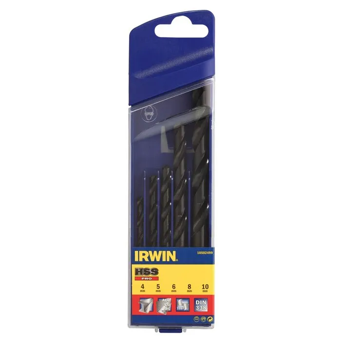 Irwin IRWIN HSS PRO, 5PCS Set: 4/5/6/8/10mm