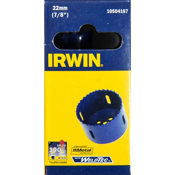 Irwin IRWIN Bi-Metalen gatzaag Ø 22mm