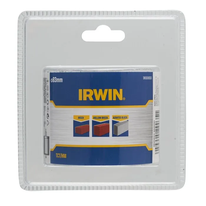 Irwin IRIWN TCT gatzaag, diameter 83mm, voor steen