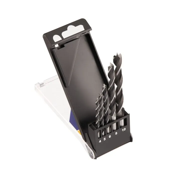 Irwin IRWIN Set Houtspiraalboren Brad point 5PCS, 4-10mm