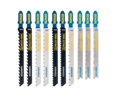 Irwin Set decoupeerzaagbladen 10PCS, T-schacht Hout & metaal