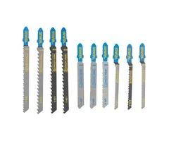 Irwin Set decoupeerzaagbladen 10PCS mix 7 hout/3 metaal, diverse vertanding, T aansluiting