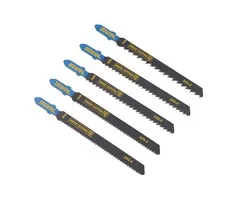 Irwin Set decoupeerzaagbladen hout 1xgrof, 2xmedium, 2xfijn tot 50mm