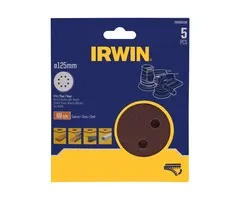Irwin Schuurschijven excentrisch diameter 125mm met klittenband, K60