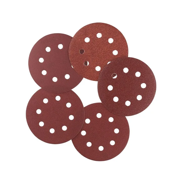 Irwin IRWIN Set Schuurschijven 25PCS excentrisch diameter 115mm met klittenband, 5x K60, 5x K80, 10x K120 en 5x K180.