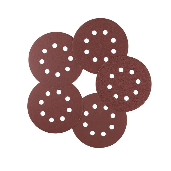 Irwin IRWIN Set Schuurschijven 10PCS excentrisch diameter 125mm, 3x K60, 3x K80, 2x K120, 2x K180