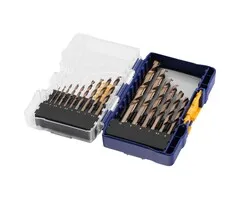 Irwin HSS Metaalboor 135° Cobalt, 15PCS Set: 1,5 tot 10,0mm