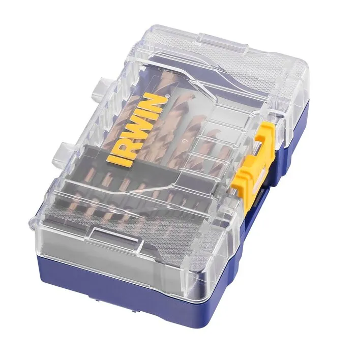 Irwin IRWIN HSS Metaalboor 135° Cobalt, 15PCS Set: 1,5 tot 10,0mm