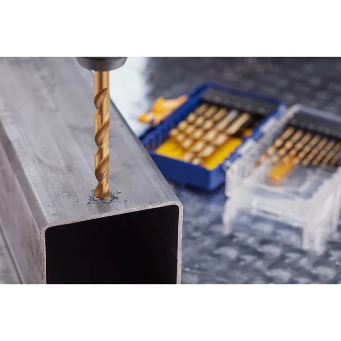 Irwin IRWIN HSS Metaalboren 135° Titanium, 15PCS Set: 1,5 tot 10,0mm