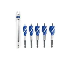 Irwin Set IR Blue Groove 6X 5PCS, incl. Extension
