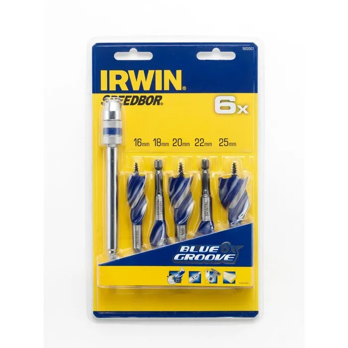 Irwin IRWIN Set IR Blue Groove 6X 5PCS, incl. Extension