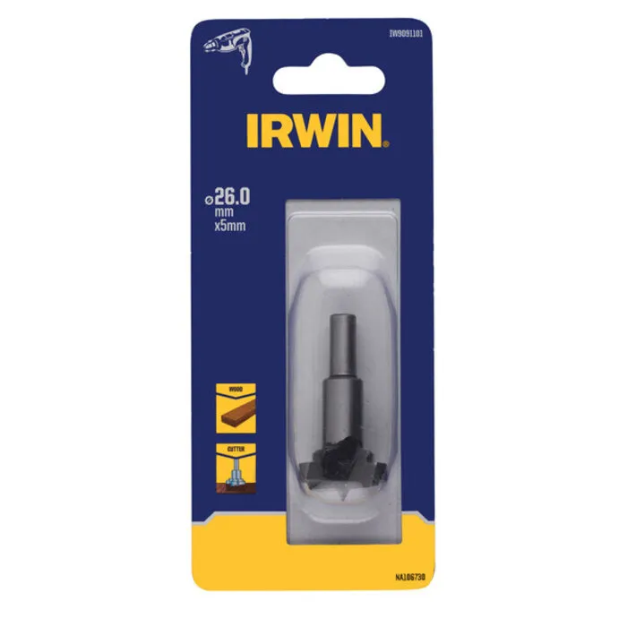 Irwin IRWIN Komscharnierfrees26mm, 7mm diep