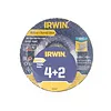 Irwin 4 slijpschijven (+ 2 gratis)115mmx3mm doorslijpschijf metaal
