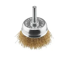Irwin Komstaaldraadborstel messing (boormachine) voor hout, diameter 50mm.