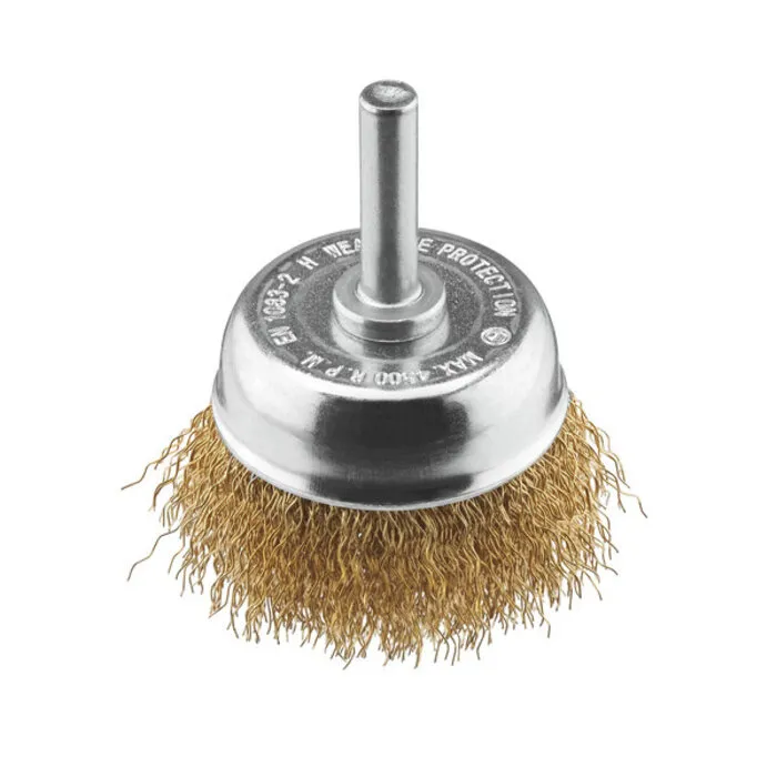 Irwin IRWIN Komstaaldraadborstel messing (boormachine) voor hout, diameter 50mm.