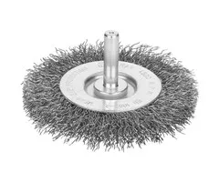 Irwin Staaldraadborstel (boormachine) voor steen, beton, staal, diameter 75mm, dikte 10mm.