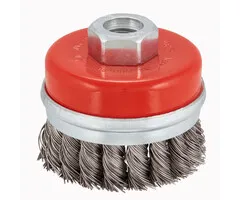 Irwin Komstaaldraadborstel (haakse slijper) voor metaal, beton, diameter 70mm.