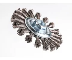 Irwin Staaldraadborstel (haakse slijper) voor metaal, beton, diameter 115mm. Dikte: 13mm.