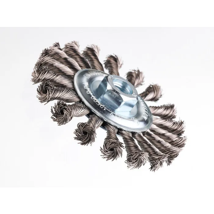 Irwin IRWIN Staaldraadborstel (haakse slijper) voor metaal, beton, diameter 115mm. Dikte: 13mm.