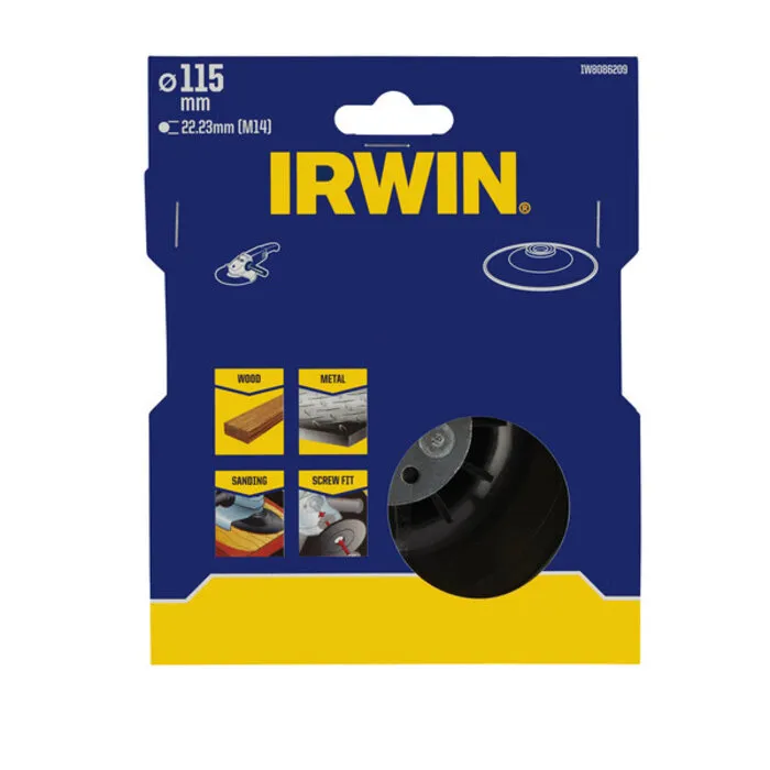 Irwin IRWIN Steunschijf (haakse slijper), diameter 115mm