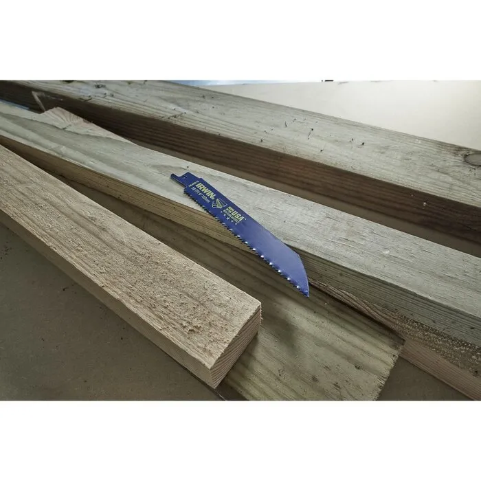 Irwin IRWIN Reciprozaagblad 150mm 10TPI, metaal- en houtzagen - 5 Stuks