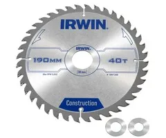 Irwin Cirkelzaagblad T.C.T 190mm/40T- asgat 30mm