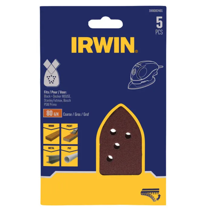 Irwin IRWIN Schuurstroken BLACK+DECKER Mouse - K80