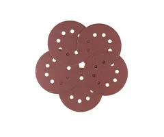 Irwin Set Schuurschijven 5PCS excentrisch diameter 150mm met klittenband, 1x K60, 1x K80, 2x K120 en 1x K180.