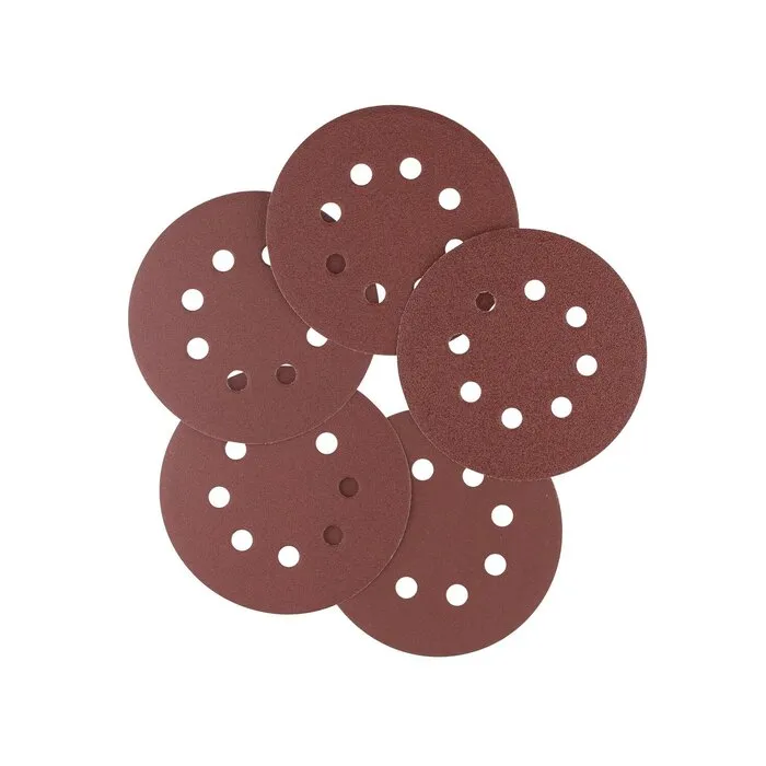 Irwin IRWIN Set Schuurschijven 10PCS excentrisch diameter 125mm, 3x K60, 3x K80, 2x K120, 2x K180