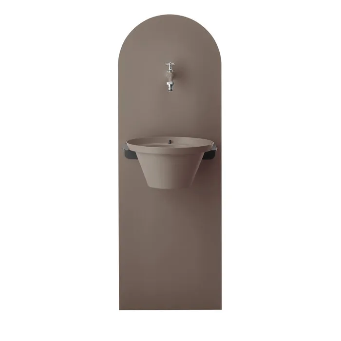 AquaPoint Aquapoint WALL FOUNTAIN DOVE GREY 116cm