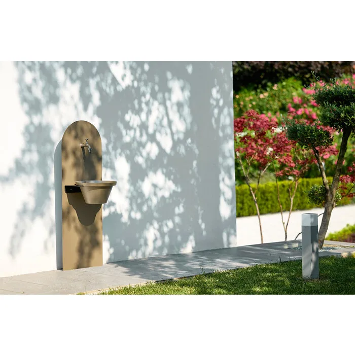 AquaPoint Aquapoint WALL FOUNTAIN DOVE GREY 116cm
