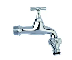 AquaJet Tuinkraan Verchroomd  1/2" - Met snelkoppeling