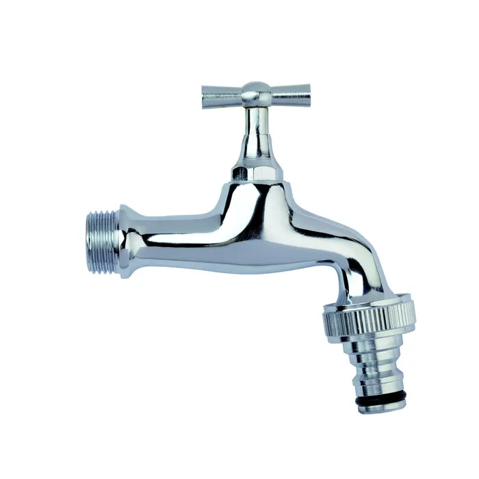 AquaJet Aquajet Tuinkraan Verchroomd  1/2" - Met snelkoppeling