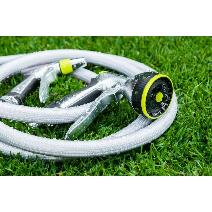 AquaJet Metalen Broes Verchoomde met 8 functies