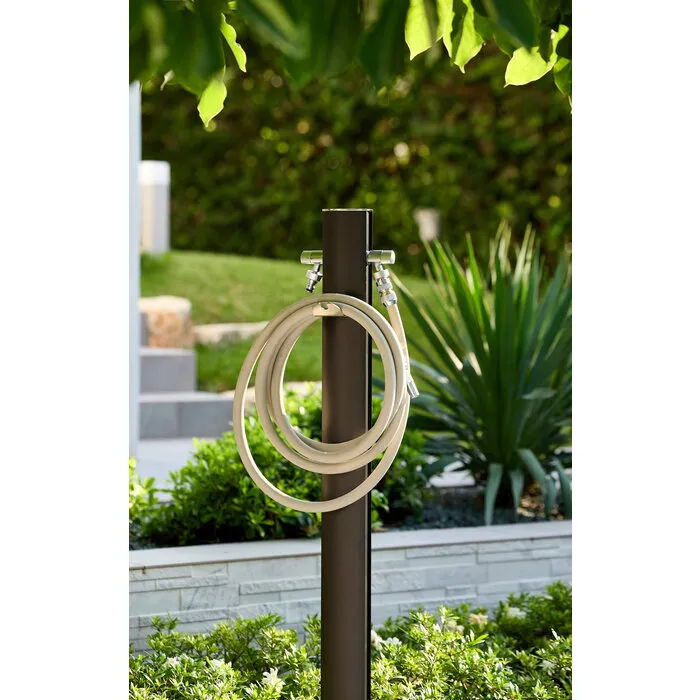 AquaPoint Aquapoint TOTEM Oval Metal Black 120CM - L 9CM