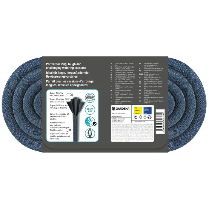 Gardena Gardena Textielslang Liano™ Xtreme 25m Set