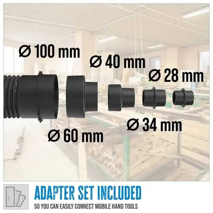 Güde Güde GAA 50 Afzuiginstallatie 100/60/40/34/28mm