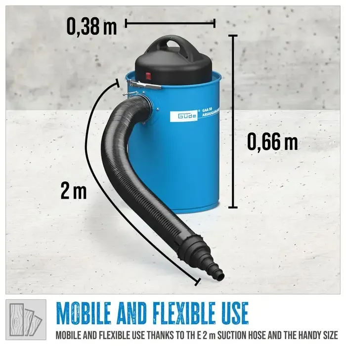 Güde Güde GAA 50 Afzuiginstallatie 100/60/40/34/28mm