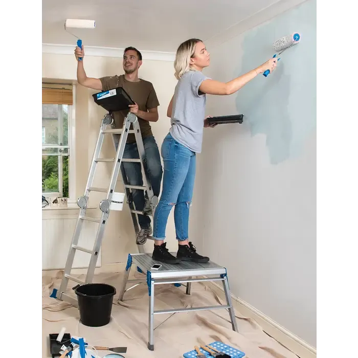 Silverline Silverline - Multifunctionele ladder met platform 3,6 M1